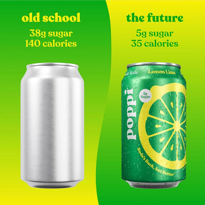 Poppi Prebiotic Soda, Major Mix, 12 Oz, 12 Pack